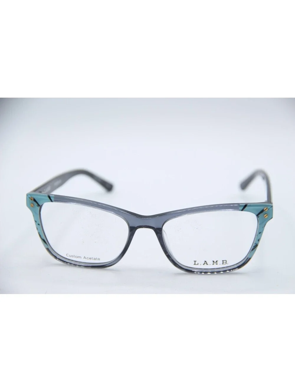 L.A.M.B. La075 B:38 Glacier Gray Blue Authentic Eyeglasses 53-17 140